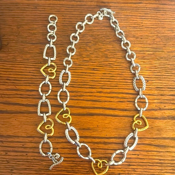 Brighton Jewelry - brighton necklace and bracelet